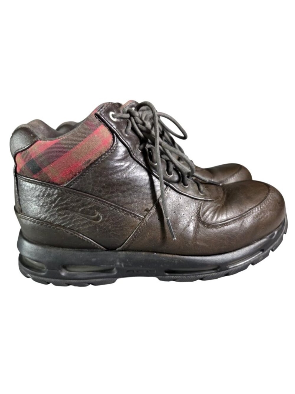 Nike Air Max Goadome SE ACG Shadow Brown Plaid Mens Size 10.5 DC8868-200